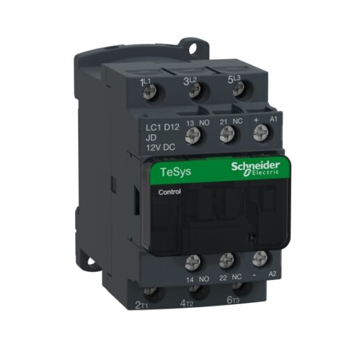 Contactor LC1D - Khởi động từ Schneider LC1D 3P AC3 12A