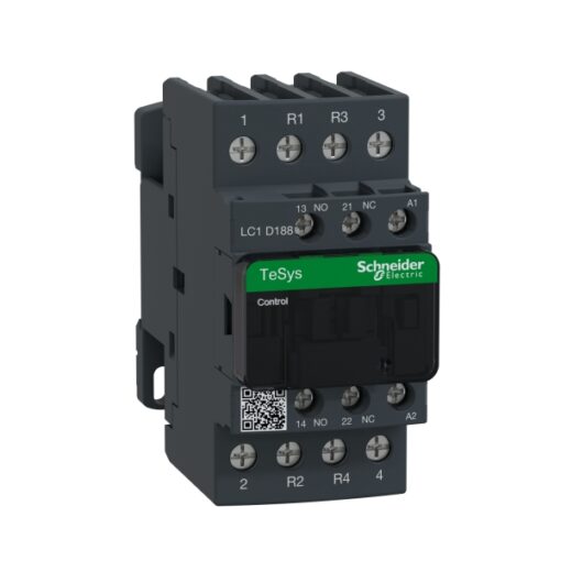 Contactor LC1D - Khởi động từ Schneider LC1D 4P AC3 18A