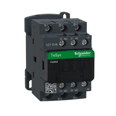 Contactor LC1D - Khởi động từ Schneider LC1D 3P AC3 18A