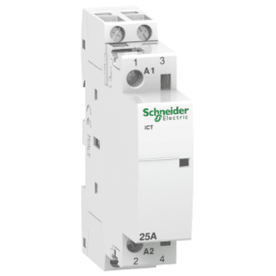Contactor iCT - Acti 9 - Khởi động từ Schneider iCT 25A 2NO