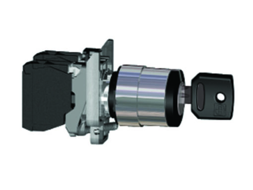 Đèn Báo Nút Nhấn XB4 - Công tắc Schneider 3 vị trí có khóa
