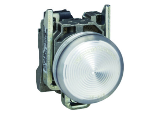 Đèn Báo Nút Nhấn XB4 - Đèn báo Schneider có đèn bulb trắng 250V (không bóng)