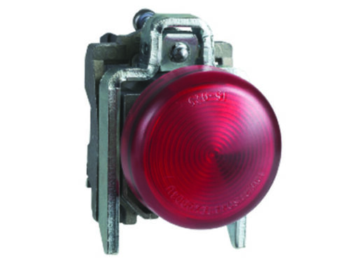 Đèn Báo Nút Nhấn XB4 - Đèn báo Schneider có đèn bulb vàng 250V (không bóng)