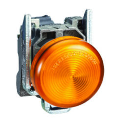 Đèn Báo Nút Nhấn XB4 - Đèn báo Schneider có đèn bulb xanh dương 250V (không bóng)