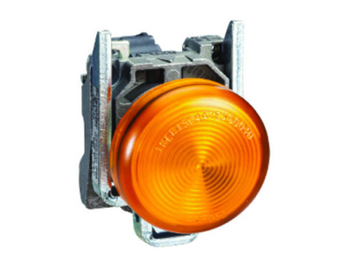 Đèn Báo Nút Nhấn XB4 - Đèn báo Schneider có đèn bulb xanh dương 250V (không bóng)