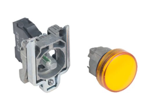 Đèn Báo Nút Nhấn XB4 - Đèn báo LED Schneider vàng 24V