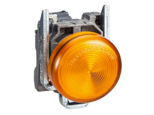 Đèn Báo Nút Nhấn XB4 - Đèn báo LED Schneider vàng 48-120VAC