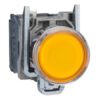 Đèn Báo Nút Nhấn XB4 - Nút nhấn có đèn LED Schneider vàng 48-120VAC