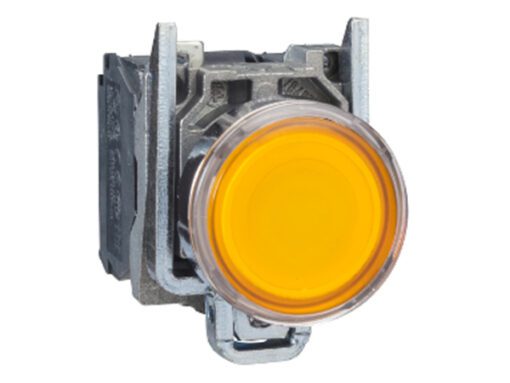 Đèn Báo Nút Nhấn XB4 - Nút nhấn có đèn LED Schneider vàng 230VAC