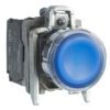 Đèn Báo Nút Nhấn XB4 - Nút nhấn có đèn LED Schneider xanh dương 230VAC