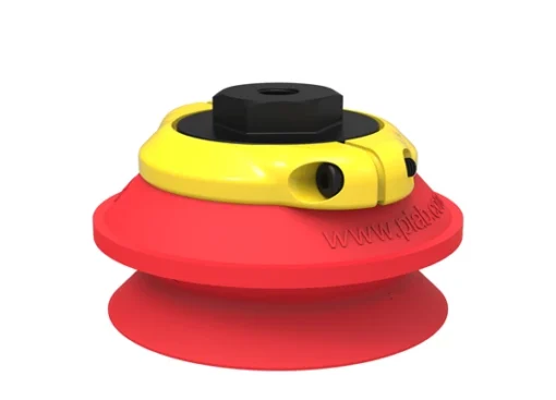 Suction cup B75 Silicone, 1/8" NPSF female, clamp ring with mesh filter