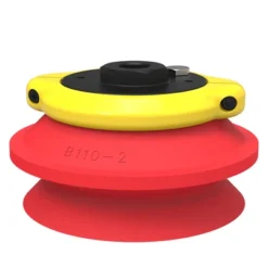 Suction cup B110-2 Silicone, G3/8" female, clamp ring with mesh filter
