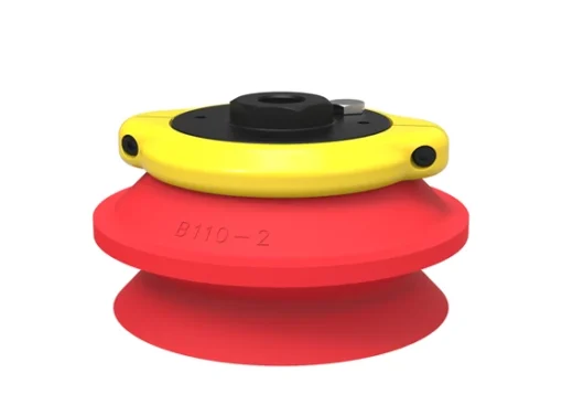 Suction cup B110-2 Silicone, G3/8" female, clamp ring with mesh filter