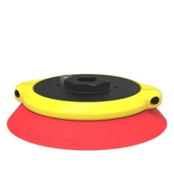 Suction cup F150 Silicone, G1/2" female, clamp ring with mesh filter