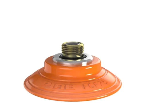 Suction cup FCF75P Polyurethane 55/60, G3/8" male, with mesh filter