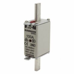NH FUSE 100A 500V GG/GL SIZE 0 100NHG0B NH FUSE 100A 500V GL/GG SIZE 0 DUAL IN EATON ELECTRIC cartridge fuse..
