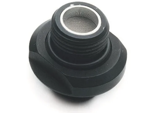 Fitting G1/4" male, with dual flow control valve