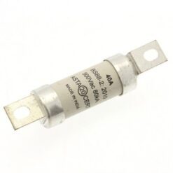 40AMP 500V AC BS88 gG FUSE BAO40 BAO40 EATON ELECTRIC Fuse-link, LV, 50 A, DC 500 V, BS88/A3, 27 x 91 mm, gL..