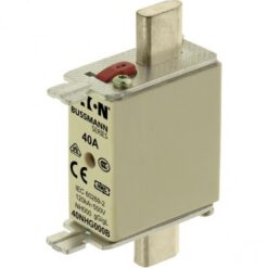 40NHG000B NH FUSE 40A 500V GL/GG SIZE 000 DUAL IN EATON ELECTRIC Fuse-link, LV, 40 A, AC 500 V, NH000, gL/gG..