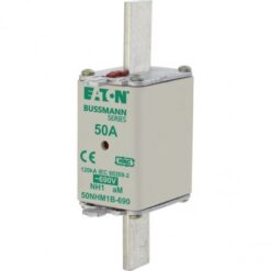 50NHM1B-690 NH FUSE 50AMP 690V aM SIZE1 DUAL IND EATON ELECTRIC Fuse-link, low voltage, 100 A, AC 690 V, NH0..