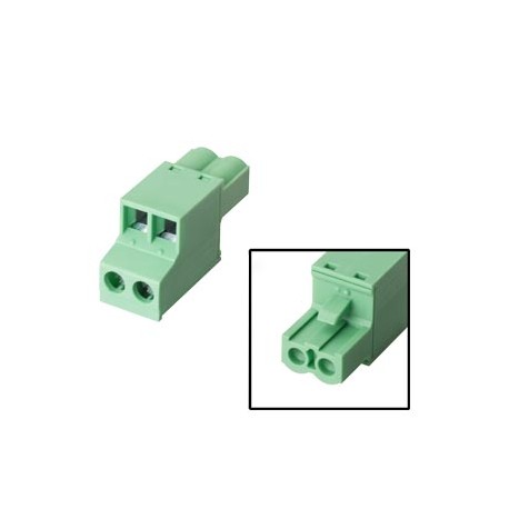 6AV6671-8XA00-0AX0 SIEMENS Female connector, 2-pin, type 1 2-pin connector, female Grid size 5.08 mm Further..