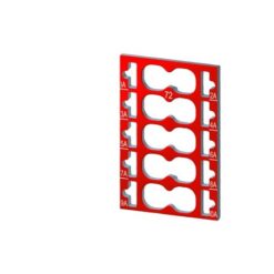 6ES7193-6CP72-2AA0 SIEMENS SIMATIC ET 200SP, 10 color-coded labels Color code CC72, for 10 AUX terminals, fo..