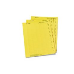 6ES7193-6LA10-0AG0 SIEMENS SIMATIC ET 200SP, 1000 labeling strips, yellow, 10 sheets DIN A4, perforated, pap..