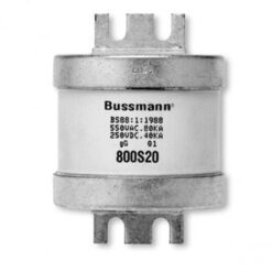 800A INDUSTRIAL FUSE 800S20 EATON ELECTRIC Fuse-link, LV, 800 A, AC 550 V, DC 250 V, BS88, 83 x 112 mm, gL/g..
