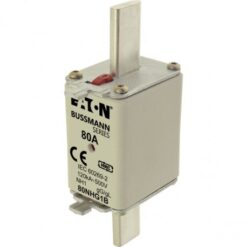80NHG1B NH FUSE 80AMP 500V gG SIZE 1 DUAL IND EATON ELECTRIC Fuse-link, DII, 6A, 500 V, DZ