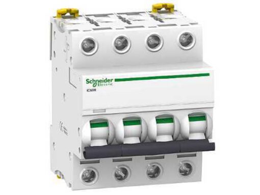 MCB Tép iC60H, iC60L - MCB Acti9-Cầu dao Aptomat tự động Schneider iC60H 4P 6A 10Ka