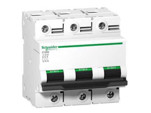 MCB Tép C120H,C120N - MCB Acti9Cầu dao Aptomat tự động Schneider C120N 3P 100A C