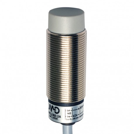 AK1/CP-4A MICRO DETECTORS Inductive sensor M18 unshielded NC/PNP cable 2m axial AK1/CP-4A MICRO DETECTORS Inductive sensor M18 unshielded NC/PNP cable 2m axial