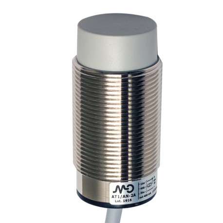 AT1/AP-4A MICRO DETECTORS Inductive sensor M30 unshielded NO/PNP cable 2m axial AT1/AP-4A MICRO DETECTORS Inductive sensor M30 unshielded NO/PNP cable 2m axial