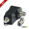 C-TV-SAT 2856993 PHOENIX CONTACT Attachment plug with surge protection for antenna inputs with F connector
