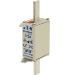 BUSSMANN 125A 400V GG 01 125NHG01B-400 EATON ELECTRIC Fuse-link, LV, 125 A, AC 400 V, NH00, gL/gG, IEC, dual..
