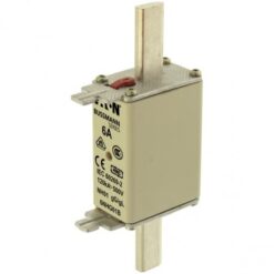 BUSSMANN 6A 500V GG 01 6NHG01BI EATON ELECTRIC Fuse-link, LV, 6A, AC 500 V, NH01, gL/gG, IEC, dual indicator..