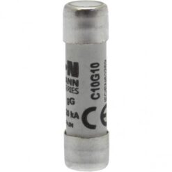 C10G10 CYLINDRICAL FUSE 10 x 38 10A GG 500V AC EATON ELECTRIC Fuse-link, LV, AC 500 V, 10 x 38 mm, gL/gG, IEC