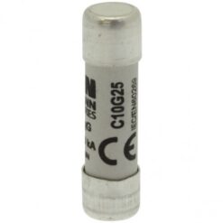 C10G25 CYLINDRICAL FUSE 10 x 38 25A GG 500V AC EATON ELECTRIC Fuse-link, LV, AC 500 V, 10 x 38 mm, gL/gG, IEC