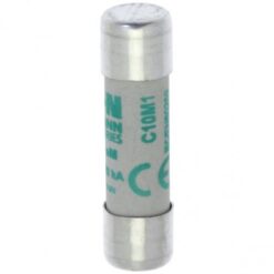 C10M1 CYLINDRICAL FUSE 10 x 38 1A AM 500V AC EATON ELECTRIC Fuse-link, LV, 0.25 A, AC 500 V, 10 x 38 mm, aM,..