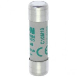 C10M10 CYLINDRICAL FUSE 10 x 38 10A AM 500V AC EATON ELECTRIC Fuse-link, LV, 0.25 A, AC 500 V, 10 x 38 mm, a..