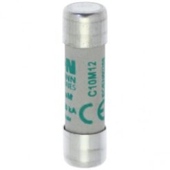 C10M12 CYLINDRICAL FUSE 10 x 38 12A AM 500V AC EATON ELECTRIC Fuse-link, LV, 0.25 A, AC 500 V, 10 x 38 mm, a..