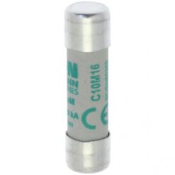 C10M16 CYLINDRICAL FUSE 10 x 38 16A AM 500V AC EATON ELECTRIC Fuse-link, LV, 0.25 A, AC 500 V, 10 x 38 mm, a..