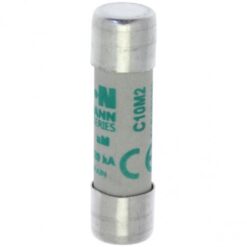 C10M2 CYLINDRICAL FUSE 10 x 38 2A AM 500V AC EATON ELECTRIC Fuse-link, LV, 0.25 A, AC 500 V, 10 x 38 mm, aM,..