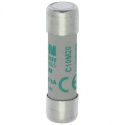 C10M20 CYLINDRICAL FUSE 10 x 38 20A AM 400V AC EATON ELECTRIC Fuse-link, LV, 0.16 A, AC 500 V, 10 x 38 mm, a..