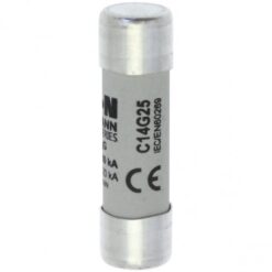 C14G25 CYLINDRICAL FUSE 14 x 51 25A GG 690V AC EATON ELECTRIC Fuse-link, LV, 10 A, AC 690 V, 14 x 51 mm, gL/..