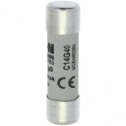 C14G40 CYLINDRICAL FUSE 14 x 51 40A GG 500V AC EATON ELECTRIC Fuse-link, LV, 10 A, AC 690 V, 14 x 51 mm, gL/..