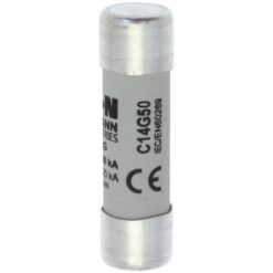 C14G50 CYLINDRICAL FUSE 14 x 51 50A GG 400V AC EATON ELECTRIC Fuse-link, LV, 10 A, AC 690 V, 14 x 51 mm, gL/..