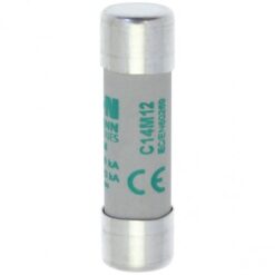 C14M12 CYLINDRICAL FUSE 14 x 51 12A AM 500V AC EATON ELECTRIC Fuse-link, LV, 0.25 A, AC 690 V, 14 x 51 mm, a..