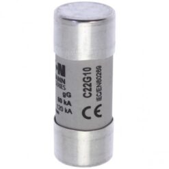 C22G10 CYLINDRICAL FUSE 22 x 58 10A GG 690V AC EATON ELECTRIC Fuse-link, LV, 10 A, AC 690 V, 22 x 58 mm, gL/..