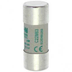 C22M63 CYLINDRICAL FUSE 22 x 58 63A AM 690V AC EATON ELECTRIC Fuse-link, LV, 12 A, AC 690 V, 22 x 58 mm, aM,..